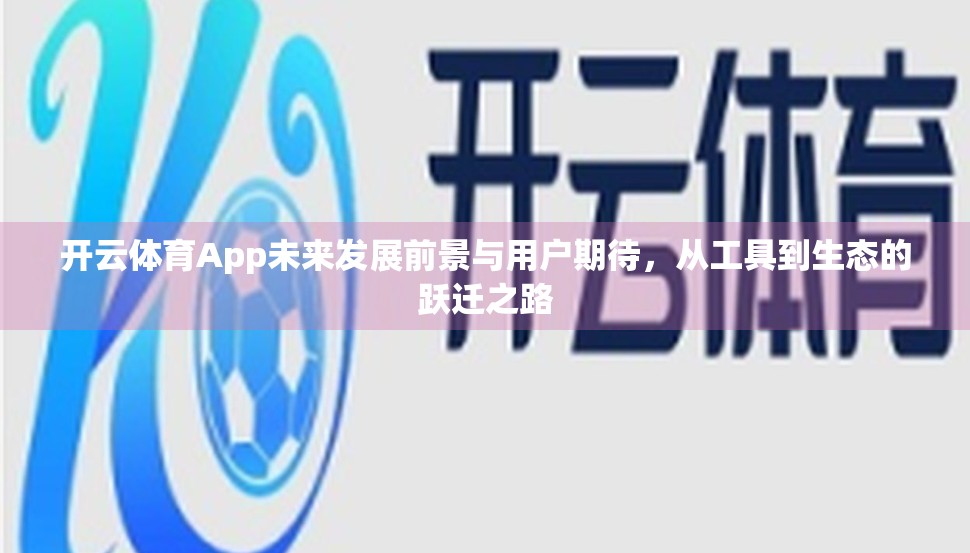 开云体育App未来发展前景与用户期待，从工具到生态的跃迁之路