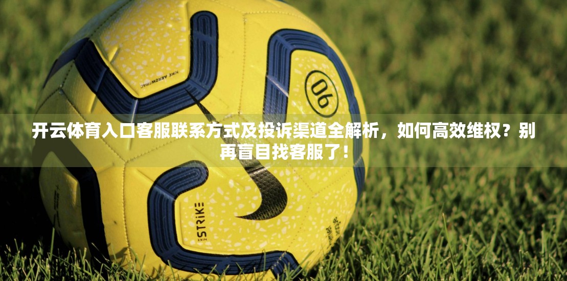 开云体育入口客服联系方式及投诉渠道全解析，如何高效维权？别再盲目找客服了！