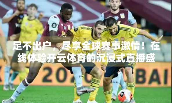 足不出户，尽享全球赛事激情！在线体验开云体育的沉浸式直播盛宴
