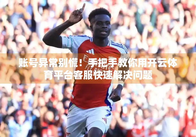 账号异常别慌！手把手教你用开云体育平台客服快速解决问题
