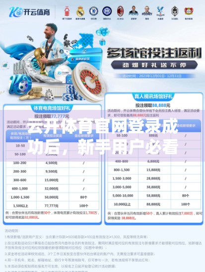 云开体育官网登录成功后，新手用户必看的5步操作指南！