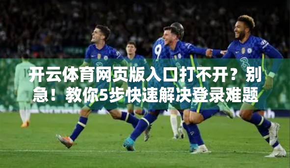 开云体育网页版入口打不开？别急！教你5步快速解决登录难题