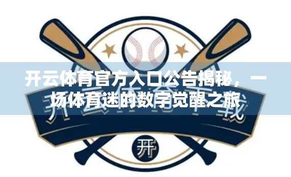 开云体育官方入口公告揭秘，一场体育迷的数字觉醒之旅