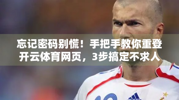 忘记密码别慌！手把手教你重登开云体育网页，3步搞定不求人！