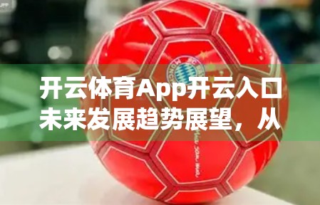 开云体育App开云入口未来发展趋势展望，从流量红利到生态闭环的跃迁之路